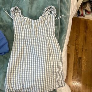 Abercrombie & Fitch Blue and White Gingham Dress